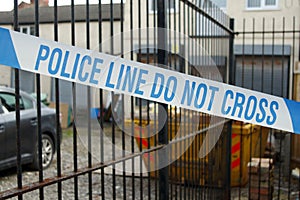 Police Line Do Not Cross Crime Scene Tape