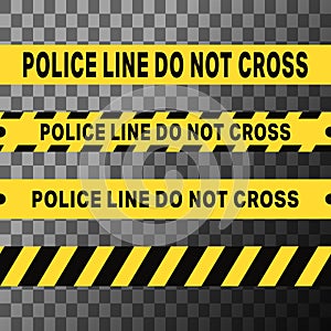 Police line do not cross tapes