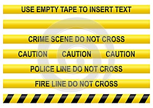 Police line tapes