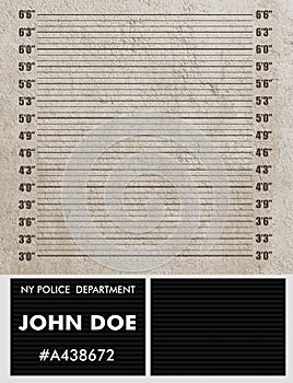 Police mugshot background