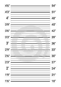 Police mugshot mugshot. Mug shot template. Identity parade background.