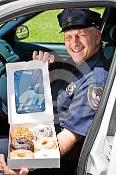 Police Officer - Box of Donuts