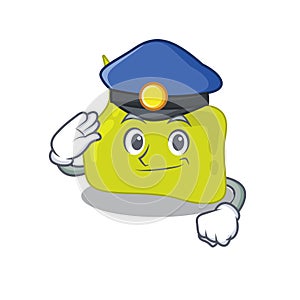 Police officer cartoon drawing of pituitary wearing a blue hat