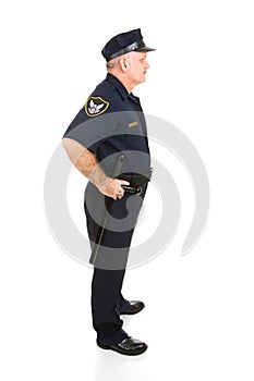 Police Officer Full Body Profile photo