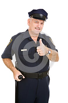 Police Officer ThumbsUp