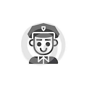 Police Officer vector icon