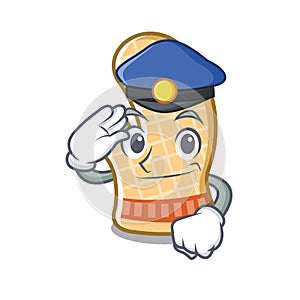Police oven glove with the cartoon shape photo