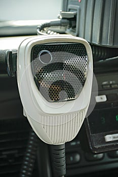 Police Radio Mic in Car