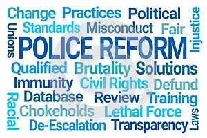 Police Reform Word Cloud