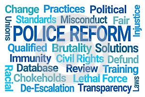 Police Reform Word Cloud photo