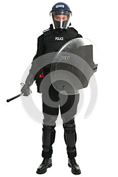 Police riot officer