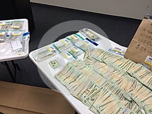 Police Seized Drug Money Evidence