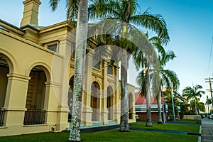Police station art deco building in Mackay, Queensland, Australia