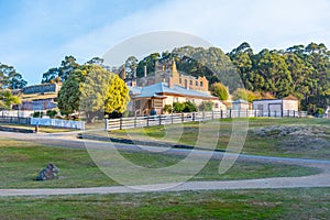 Police station at Port Arthur Historic site in Tasmania, Australia