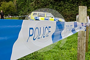 Police tape horizontal