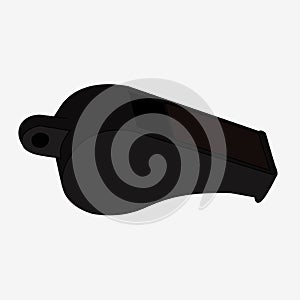 Police whistle illustration