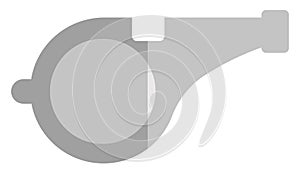 Police whistle, icon