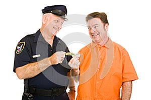 Policeman Accepts Bribe