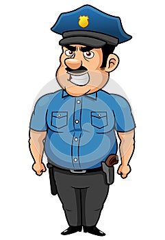 Policeman cartoon photo