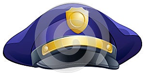 Policeman hat icon