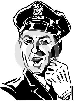 Policeman With Whistle