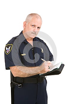 Policeman - Writing Citation