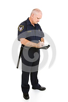 Policeman Writing Ticket