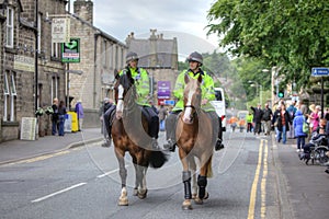 Policemen on horseback