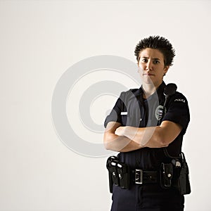 Policewoman. photo