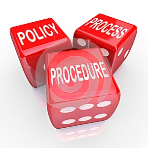 Policy Process Procedure 3 Red Dice Company Rules Practices