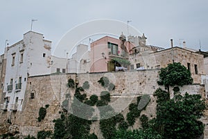 Polignano mare apulia city street in Italy photo