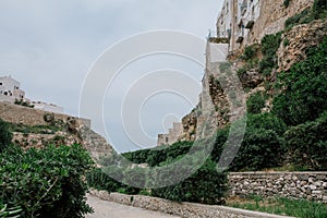 Polignano mare apulia city street in Italy photo