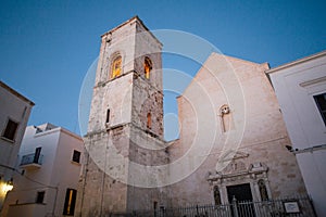 Polignano mare apulia city street in Italy photo