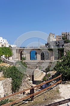 Polignano a Mare, the bridge