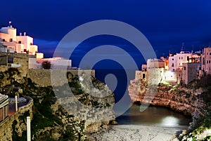 Polignano a mare evening view