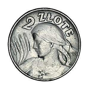 Polish 2 golden coin 1925 replica