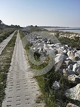 Polish Baltic Coast near Darlowo