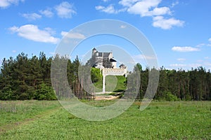 Polish castle in Bobolice