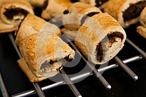 Polish Christmas pies with mushroom and cabbage