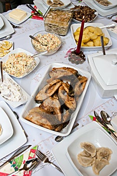 Polish Christmas table