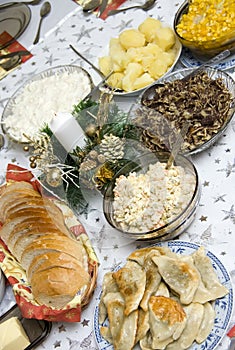 Polish Christmas table