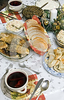 Polish Christmas table
