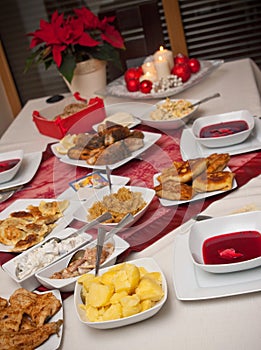 Polish Christmas table