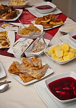 Polish Christmas table