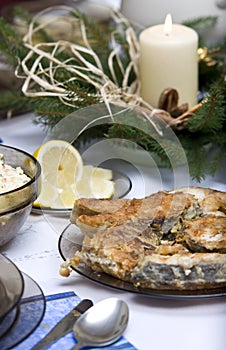 Polish Christmas table