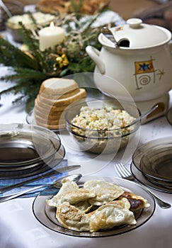 Polish Christmas table