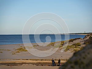 Polish coast of baltic sea