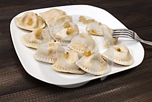 Polish dumplings, `pierogi ruskie`
