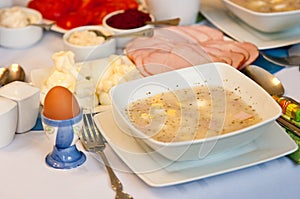 Polish Easter table