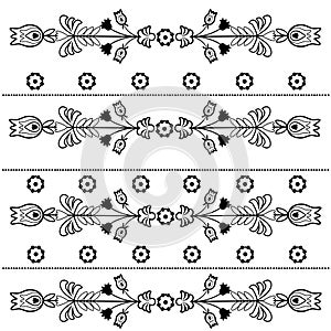 Polish folk pattern